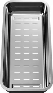 Кошик для раковин Blanco Оцежувач, нержавіюча сталь 361x167, для Zenar Silgranit (223077)