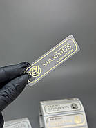 Наліпки з логотипом і золотим друком | Брендові наліпки на плівці 30×30 мм, фото 2