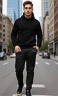 Мужские спортивные штаны на флисе - черные и цвета хаки, теплые.Good BoX.com.ua
