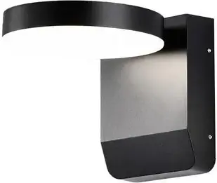 Садовий настінний світильник Azzardo настінний світильник зовнішній Iver LED 20W 3000K IP54 темно-сірий (Az5703)