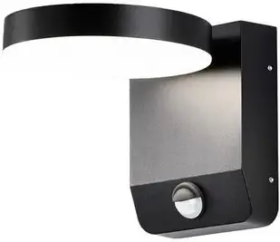 Садовий настінний світильник Azzardo Ogrodowa Iver, LED 20W 4000K, графітовий (Az5702)