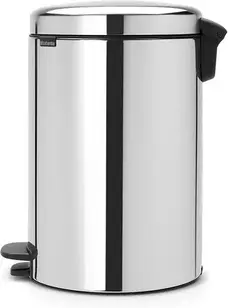 Урна Brabantia для сміття педальна Newicon 20L, полірована сталь (113987)