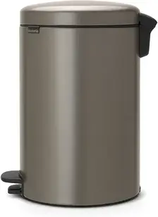 Урна Brabantia для сміття педальна Newicon 20L, платиновий (114045)