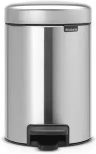 Урна Brabantia для сміття педальна Newicon 3L, матова сталь (113222)
