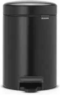 Урна Brabantia для сміття педальна Newicon 3L, матовий чорний (113321)