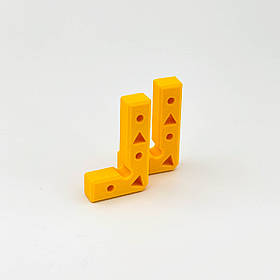 Комплект кутників 80x50 мм для зрощування плитки під 90 градусів