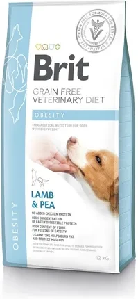 Корм собачий Brit Veterinary Diet Obesity Lamb&Pea 12Kg, фото 1