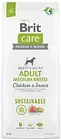 Корм собачий Brit Care Sustainable Adult Medium Chicken Insect 12kg, фото 2