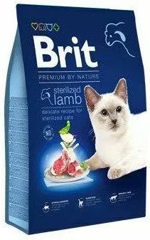 Сухий корм Brit Premium Cat Sterilized Lamb 8kg, фото 1