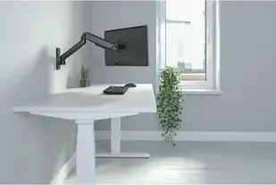 Кріплення для монітора Digitus настінне кріплення одиничне, 1xLCD, макс. 32", макс. навантаження 9 кг, з газовою пружиною,