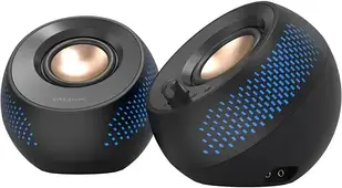 Мультимедійні колонки Creative Pebble X, комп'ютерні 2.0 з USB-C та налаштовуваним RGB підсвічуванням (пара)