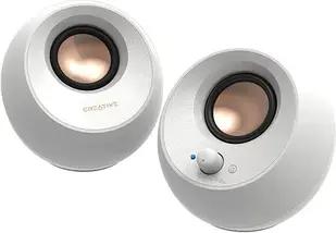 Мультимедійні колонки Creative Pebble V3 (White) (пара)