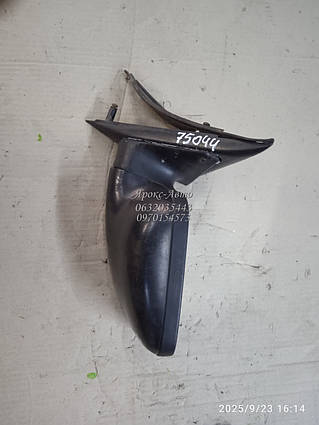Дзеркало бічне ліве Seat Ibiza 91-93 010040 000075044 дефект корпусу, вклеєне дзеркало
