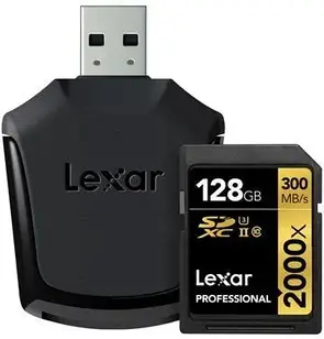 Карта пам'яті Lexar Professional SDXC 128GB 2000x Class 10 UHS-III (LSD128CRBEU2000R)