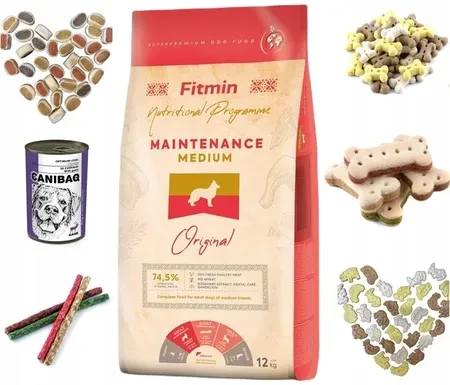 Корм собачий Fitmin Dog Medium Maintenance 12Kg, фото 1