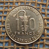 10 франкiв 1976 року. Захiдна Африка (ВСЕАО)