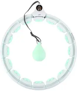 Хулахуп Hhw06 Зелений хула-хоп з виступами та обтяженням + лічильник Hms