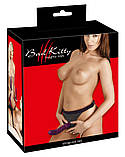 Універсальний страпон-набір із трьома змінними ділдо Bad Kitty Strap-On Set, фото 7