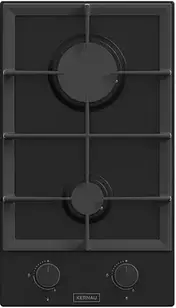 Вбудована газова варильна панель Kernau KGH 3212 Ci, матовий чорний (KGH 3212 Ci)