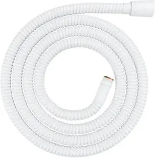Душовий шланг Omnires, кухонно-ванний, 180 см, білий матовий, 062MWM