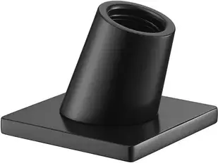 Аксесуар для ванни Omnires, кільце для ванни з тримачем для душа, чорне матове (H13BL)