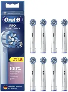 Насадки для електричної зубної щітки Oral-B Sensitive Clean, 8 шт.