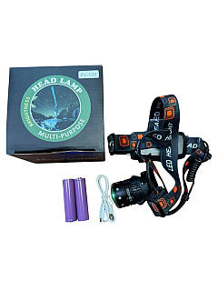 Ліхтар на голову POLICE на 1 лінзу + ZOOM PL-120