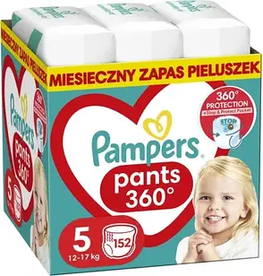 Підгузки-трусики Pampers Pants Підгузки розмір 5, 152 шт. 12кг-17кг