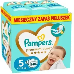 Підгузки Pampers Premium Care 5, 11-15кг 148 шт.