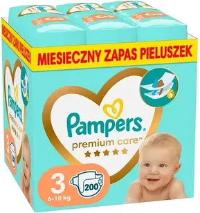 Підгузки Pampers Premium Care розмір 3, 9-14кг 200 шт.