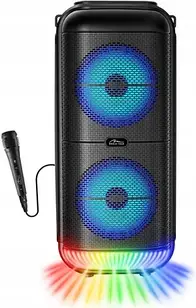 Потужна портативна колонка Media-Tech Power audio MT3183 Mikrofon Karaoke Black