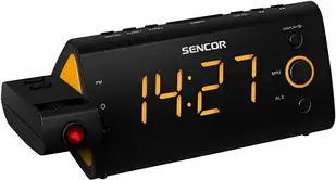 Радіогодинник Sencor SRC 330 OR