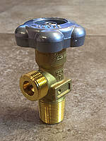 Вентиль балонний кисневий 25Е Cavagna Італія запірний-на великі балони з посадкою W27.8