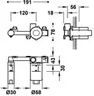 Прихований елемент Tres, підтісний (20830002), фото 2