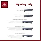 Набір із 5 кухонних ножів і підставки Gerlach Smart (5901035499157), фото 4