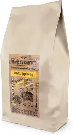 Корм для собак Wiejska Zagroda, індичка з ягнятиною, 20 кг, фото 1