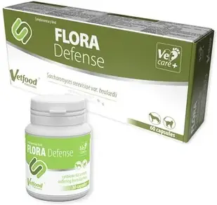 Харчова добавка Vetfood Flora Defense, 60 капсул