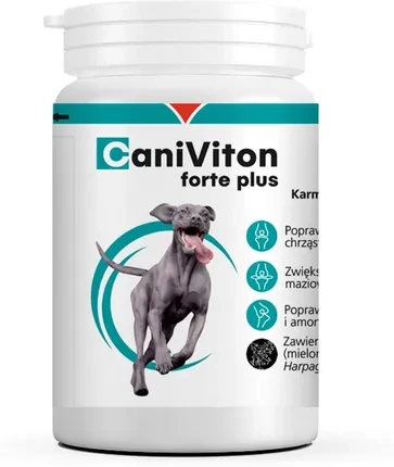 Вітаміни для собак Vetoquinol Caniviton Forte Plus 90 tabletek, фото 1