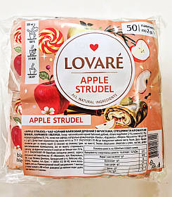 Чай Lovare Apple Strudel 50 пакетів чорний