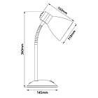 Настільна лампа Violux TIFFANY Е27 сіра, фото 2