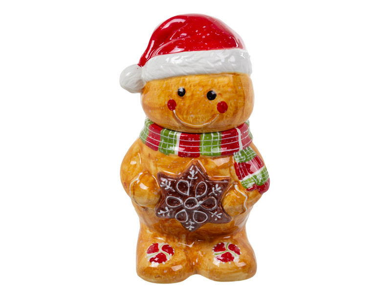 Банка керамічна для печива Прянична людина 28х16 см 927-007