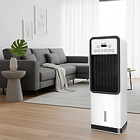 Кондиціонер мобільний білий 2 в 1 з обігрівом, мобільний кондиціонер з пультом для охолодження 20 м²