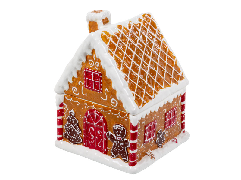 Банка керамічна для печива Пряничний будиночок 34х18х18 см 927-009