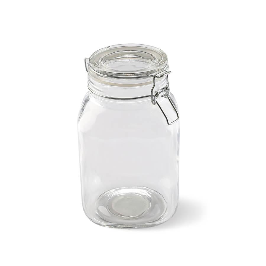 Скляна банка з кришкою-затискачем 2 л Maestro MR-5001-2 герметична для продуктів