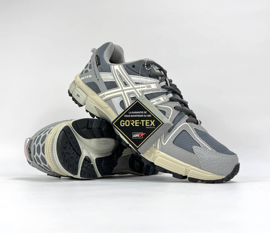 Кросівки Asics Gel-Kahana 8 Gore-Tex Grey сірі Асикс Кахана Гортекс водонепроникні демісезон чоловічі жіночі, фото 1