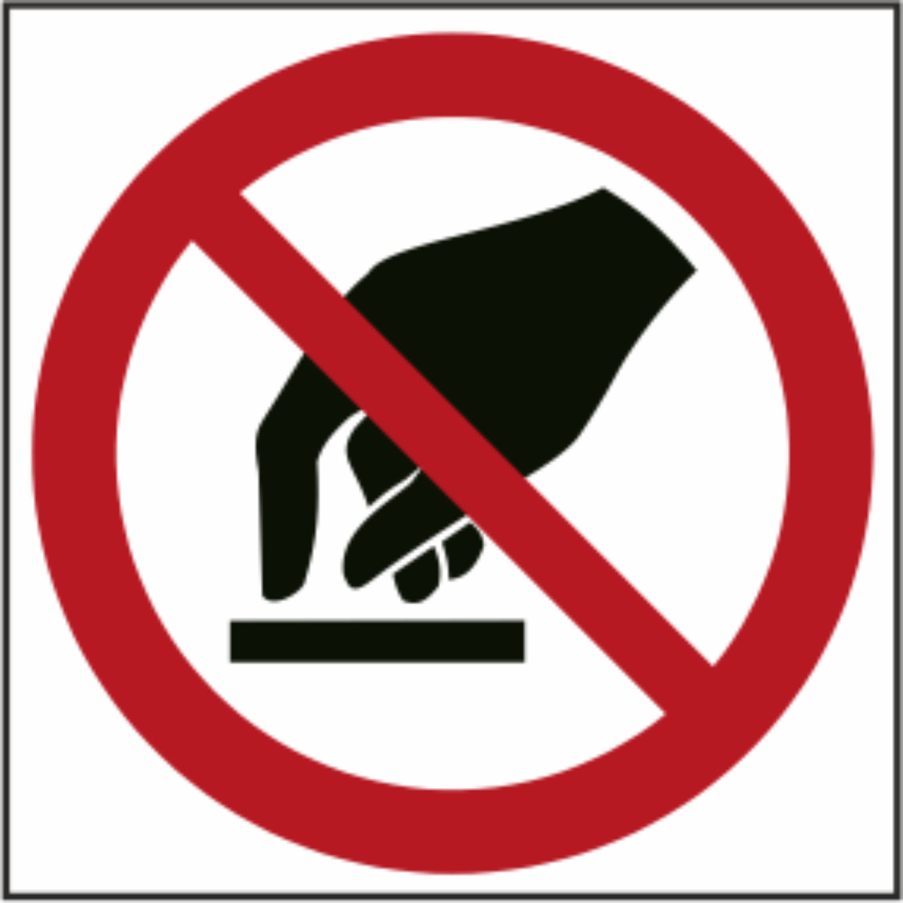 Знак табличка Не торкатися, фото 1