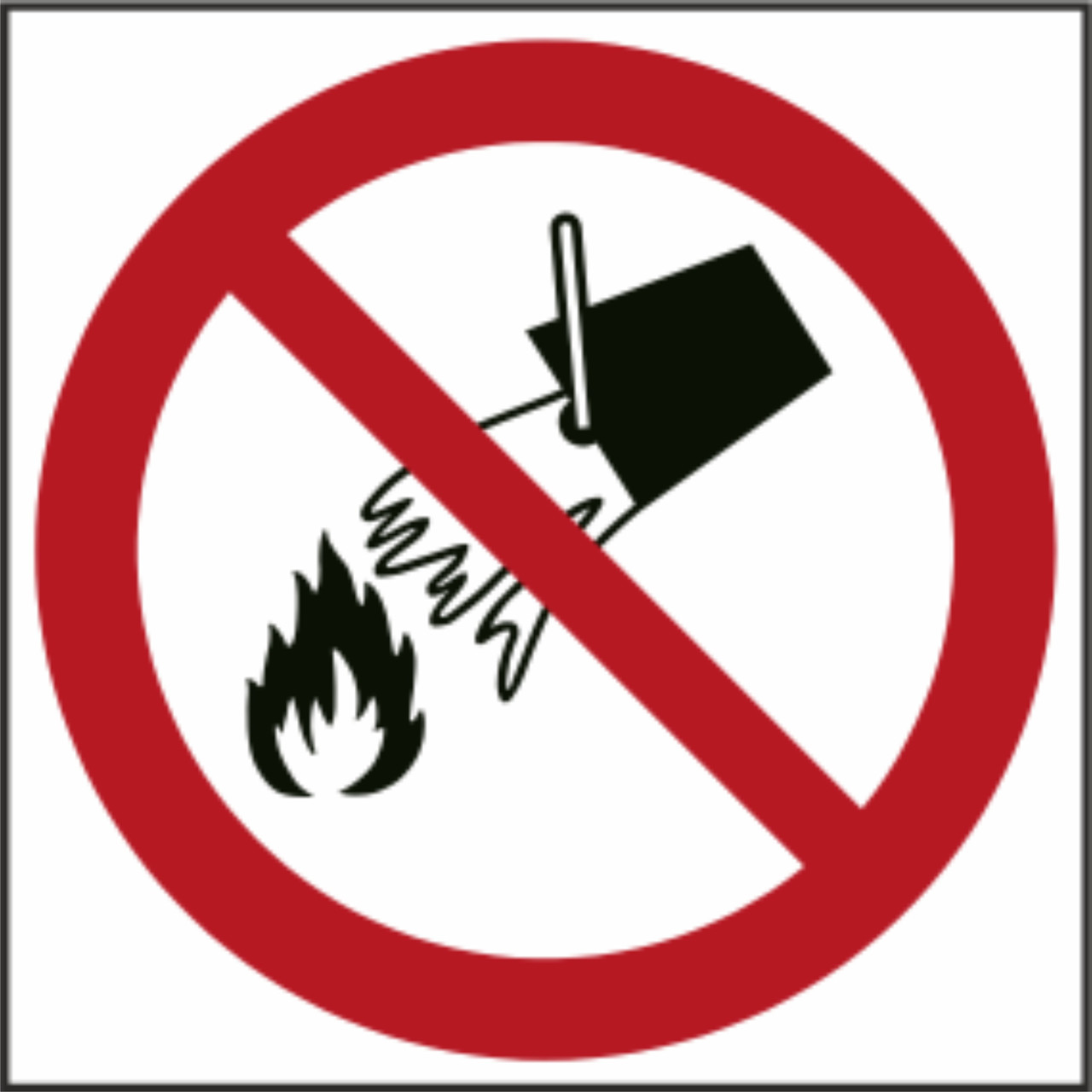 Знак табличка Не гасити водою, фото 1