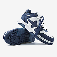 Кросівки Off-White Out of Office Tops Dark Blue White