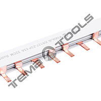 Шина Pin 1P 63A (1 метр) соединительная (гребенка) медная