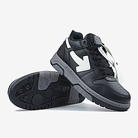Кросівки Off-White Out of Office Black White Logo